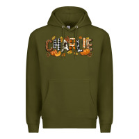 Army Green Personalized Fall Autumn Premium Hoodie - NancyCooperArtShop