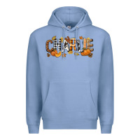 Colony Blue Personalized Fall Autumn Premium Hoodie - NancyCooperArtShop