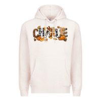 Pale Pink Personalized Fall Autumn Premium Hoodie - NancyCooperArtShop