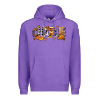 Purple Personalized Fall Autumn Premium Hoodie - NancyCooperArtShop