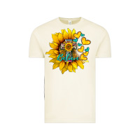 Vintage Arctic western sunflower  cross believe Vintage Tee - BarkalooDesign