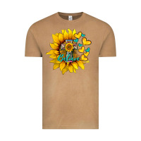 Vintage Camel western sunflower  cross believe Vintage Tee - BarkalooDesign