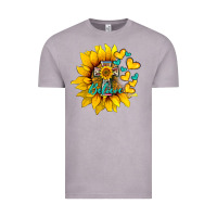 Vintage Zinc western sunflower  cross believe Vintage Tee - BarkalooDesign