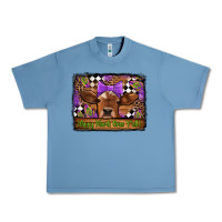 Pebble Blue happy mardi gras y'all cow Urban Heavy Tee - Jasminsmagicworld