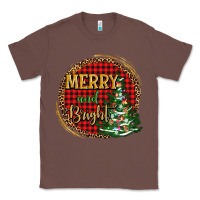Chestnut merry and bright christmas tree Classic Tee - AdoDesignShop