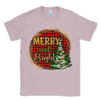 Lilac merry and bright christmas tree Classic Tee - AdoDesignShop