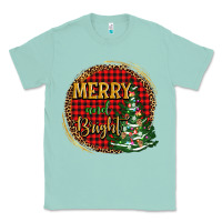 Seafoam merry and bright christmas tree Classic Tee - AdoDesignShop