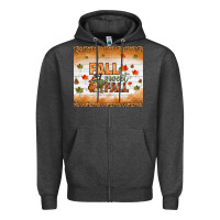 Charcoal Heather fall sweet fall tumbler Zipper Hoodie - BundleAndBundleShop