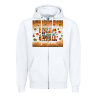 White fall sweet fall tumbler Zipper Hoodie - BundleAndBundleShop