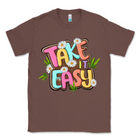 Chestnut take it easy Classic Tee - MaliasSmallBusiness