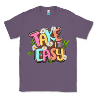 Lavender take it easy Classic Tee - MaliasSmallBusiness