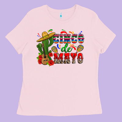 Cinco De Mayo Cactus Ladies Tee Designed By Zillion Design Studio