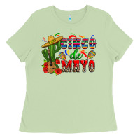 Matcha cinco de mayo cactus Ladies Tee - Zillion Design Studio