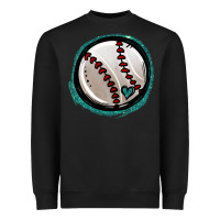 Black glitter baseball Heavyweight Sweatshirt - Jasminsmagicworld
