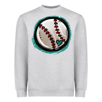 Heather Grey glitter baseball Heavyweight Sweatshirt - Jasminsmagicworld