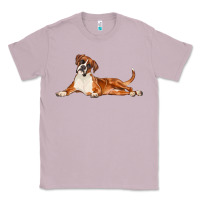Lilac Boxer Dog Illustrations Classic Tee - LillyAllenDesigns