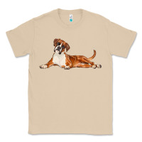 Mushroom Boxer Dog Illustrations Classic Tee - LillyAllenDesigns