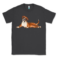 Smoke Boxer Dog Illustrations Classic Tee - LillyAllenDesigns