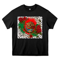 Black mexican flag and roses Heavy Core Tee - CTS Tumbler Store