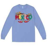 Colony Blue mexico Long Sleeve Tee - MaliasSmallBusiness