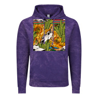 Cloud Purple western bull skull seamless pattern Vintage Hoodie - BundleAndBundleShop