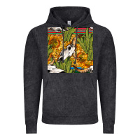 Vintage Black western bull skull seamless pattern Vintage Hoodie - BundleAndBundleShop