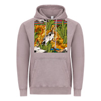 Vintage Zinc western bull skull seamless pattern Vintage Hoodie - BundleAndBundleShop