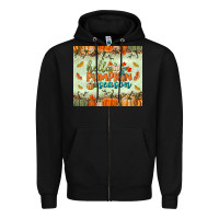 Black hello pumpkin season tumbler Zipper Hoodie - BundleAndBundleShop