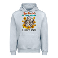 Heather Grey i love you till my lungs give out Urban Hoodie - OliviaCreatesArt