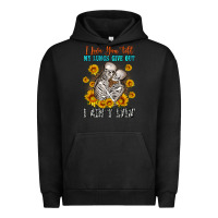 Pigment Black i love you till my lungs give out Urban Hoodie - OliviaCreatesArt