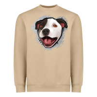 Mushroom pittbull gray glitter Heavyweight Sweatshirt - Jasminsmagicworld