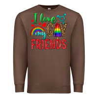 Chestnut I love my gay friends Premium Sweatshirt - NancyCooperArtShop