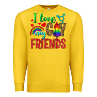 Lemon I love my gay friends Premium Sweatshirt - NancyCooperArtShop
