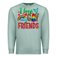 Seafoam I love my gay friends Premium Sweatshirt - NancyCooperArtShop