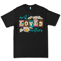 Black most loved mother Premium Tee - AdoDesignShop