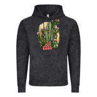 Vintage Black cactus Vintage Hoodie - JahusDesignShop