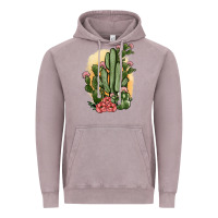 Vintage Zinc cactus Vintage Hoodie - JahusDesignShop