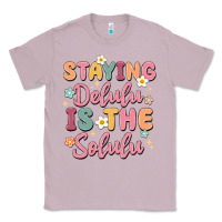 Lilac staying delulu is the solulu Classic Tee - MaliasSmallBusiness