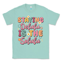 Seafoam staying delulu is the solulu Classic Tee - MaliasSmallBusiness