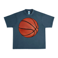 Midnight Navy basketball Urban Heavy Tee - BarkalooDesign