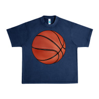 Navy basketball Urban Heavy Tee - BarkalooDesign