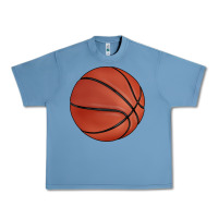 Pebble Blue basketball Urban Heavy Tee - BarkalooDesign