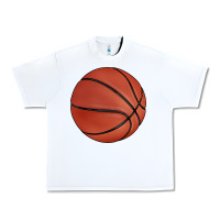 White basketball Urban Heavy Tee - BarkalooDesign