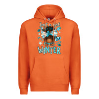 Carrot just a girl who loves winter afro messy bun Premium Hoodie - texasbilliewilder