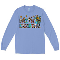 Colony Blue faith is essential Long Sleeve Tee - JahusDesignShop