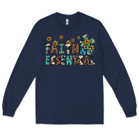 Navy faith is essential Long Sleeve Tee - JahusDesignShop