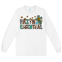 White faith is essential Long Sleeve Tee - JahusDesignShop