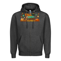 Charcoal Heather fall is my favorite color libbey glass Zipper Hoodie - BundleAndBundleShop