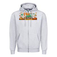 Heather Grey fall is my favorite color libbey glass Zipper Hoodie - BundleAndBundleShop