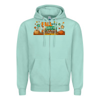 Seafoam fall is my favorite color libbey glass Zipper Hoodie - BundleAndBundleShop